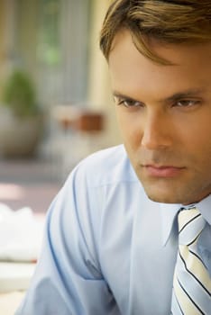 Close-up of a businessman