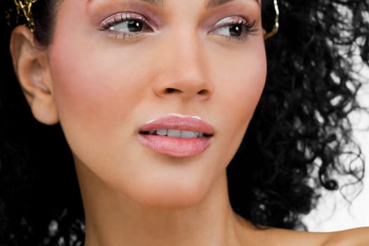 Close-up of a young woman