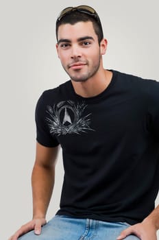 Portrait of a young man smiling