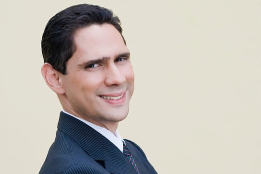 Portrait of a businessman smiling