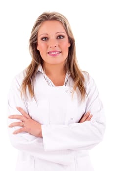 Young and sucessful medic posing