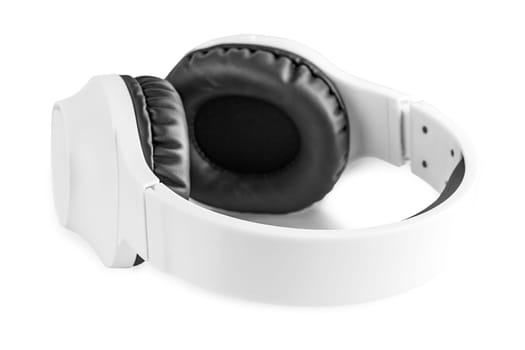Wireless headphones isolated on a white background