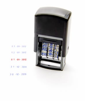 Days of the date stamp with the implementation of year-end and new year
