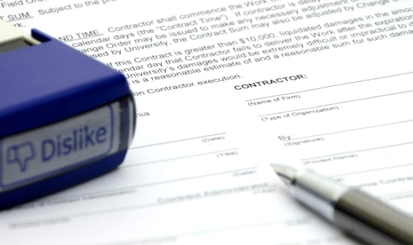 Disapprove the employment contract