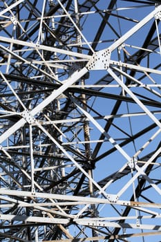 Detail of steel framework