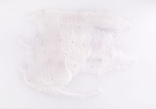 Washing powder pile isolated on white background