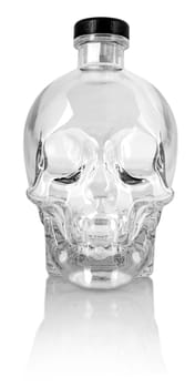 Skull Jar Glass for Vodka Drinks and Cocktails