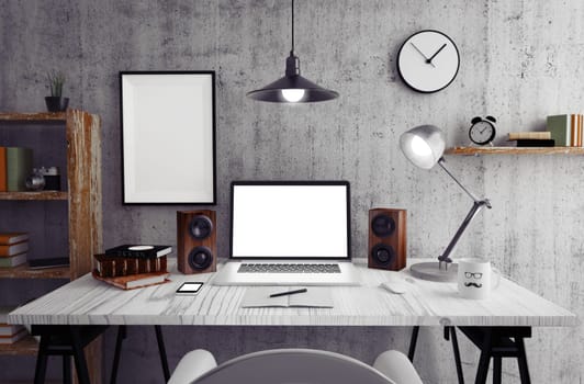 a color work space disposition