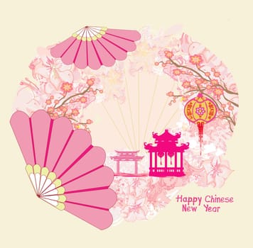 Mid-Autumn Festival for Chinese New Year - card