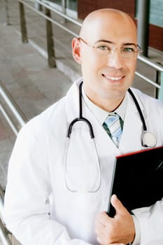 Portrait of a doctor smiling