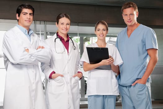 Doctors standing together