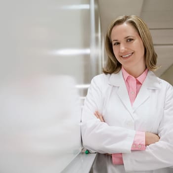 Portrait of a female doctor smiling