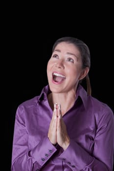 Woman praying
