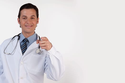 Portrait of a doctor with a stethoscope
