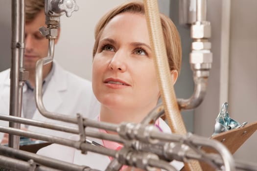 Doctors researching in a laboratory