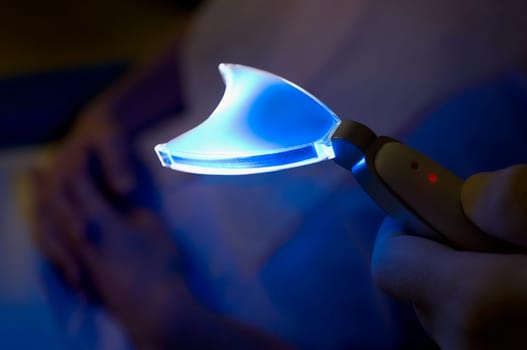 Close_up of a dental torch