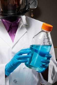 Female doctor researching in a laboratory