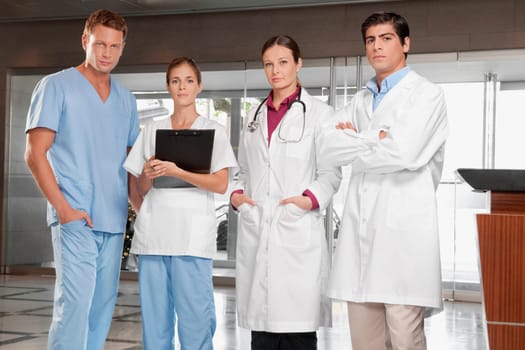 Doctors standing together