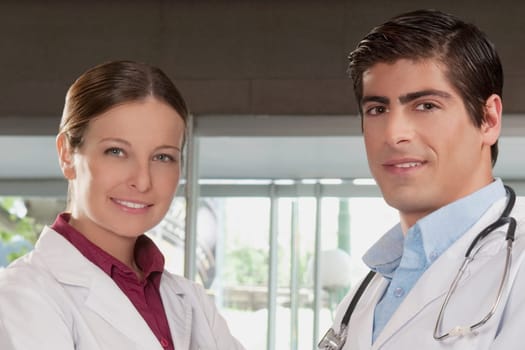 Portrait of two doctors
