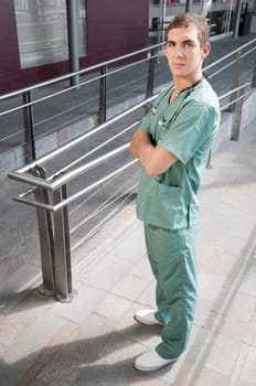 Portrait of a male nurse
