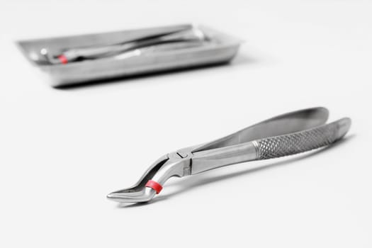 Close_up of dental pliers