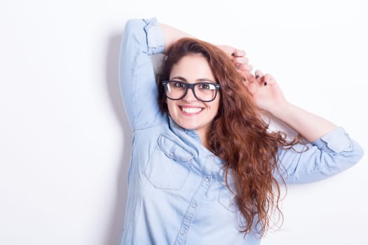 Studio shot of a beautiful young sexy woman