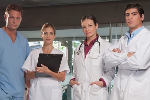 Portrait of doctors and nurses