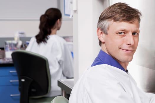 Doctors researching in a laboratory