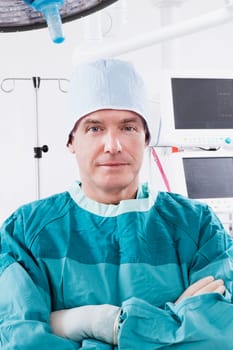 Doctor with his arms crossed