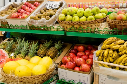 Fruits in a supermarket