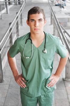 Portrait of a male nurse