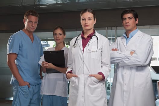 Portrait of doctors and nurses