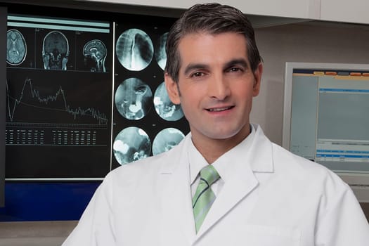 Portrait of a doctor smiling