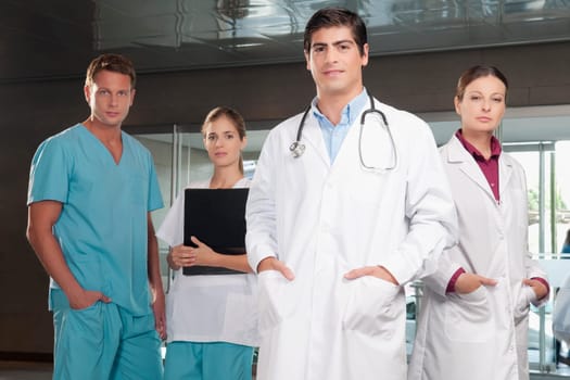 Doctors standing together
