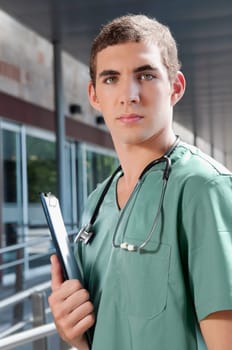 Portrait of a male nurse