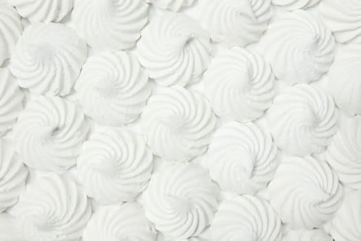 White background texture from set of marshmallow. High quality photo