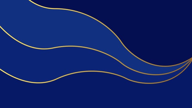 Luxury Blue Paper Cut Background for Poster, Flyer, Vector, Cover Design, Book, CD, Banner and Website Advertising