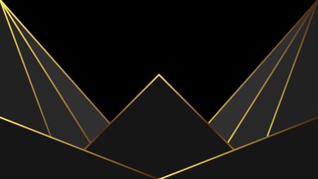 Abstract Black Gold Luxury Background can be used in Cover Design, Book, Banner, Poster, CD, Flyer, Website Advertising Template