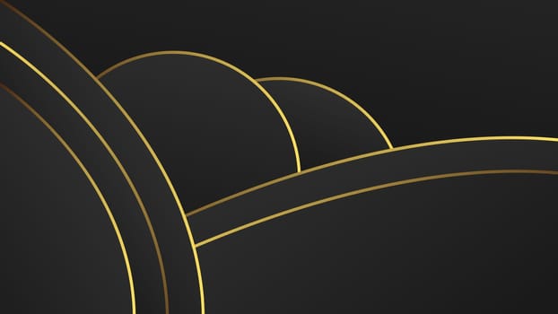 Abstract Black Gold Luxury Background can be used in Cover Design, Book, Banner, Poster, CD, Flyer, Website Advertising Template