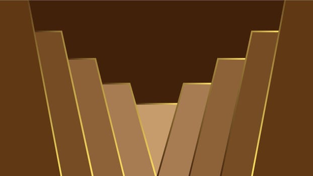 Luxury Paper Cut Background for Poster, Flyer, Vector, Cover Design, Book, CD, Banner and Website Advertising Template