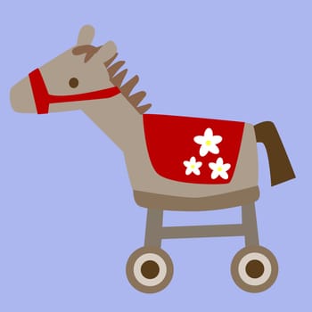 Close-up of a toy horse