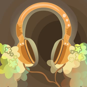 Close-up of headphones
