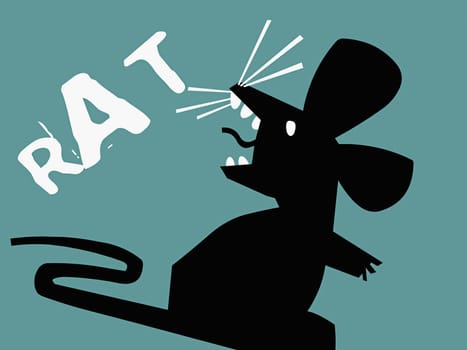 Close-up of a rat
