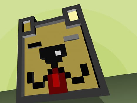 Digital representation of a dog