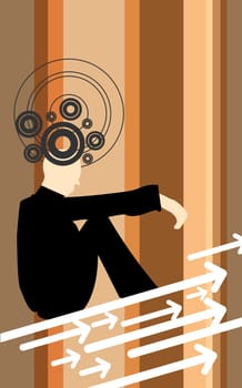 Man sitting