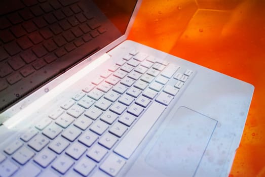Close_up of a laptop