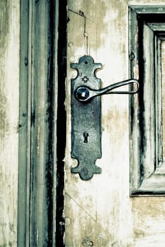 Close_up of a door