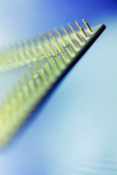 Close_up of a mother board