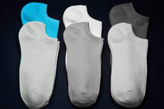 Close_up of pairs of socks