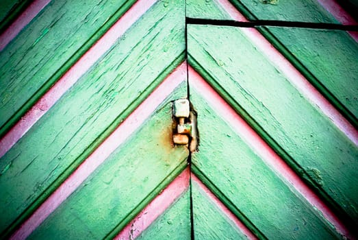 Close_up of a door